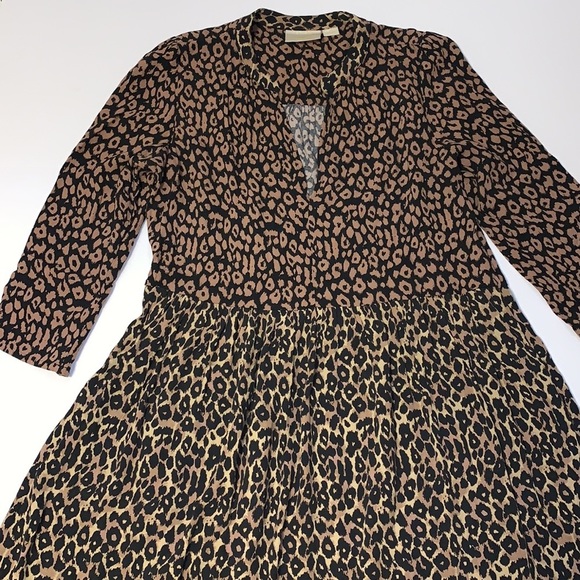 Anthropologie Maeve “Juno” Leopard Print Dress - Women’s Size Large - Picture 2 of 11